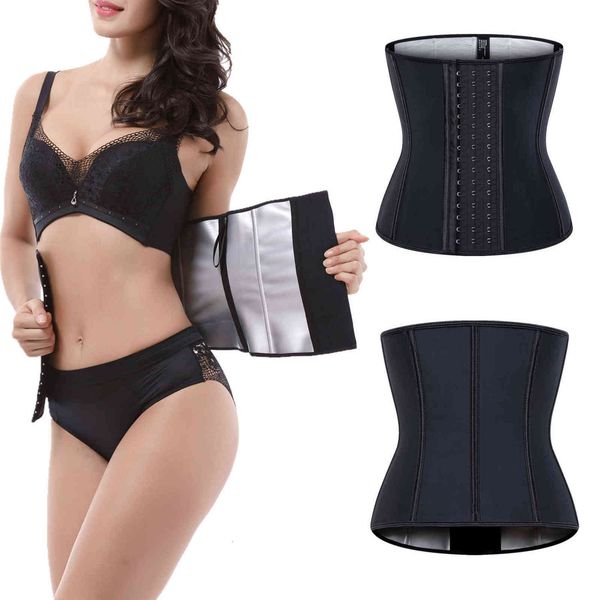 

luxury women's shapers sier base coated sweat et corset, Black;white