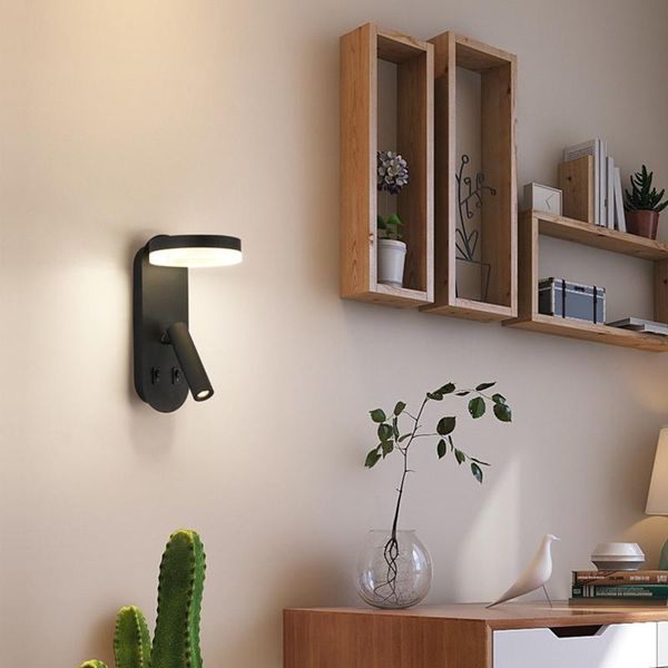 

indoor 9w led wall sconce light fixture smd 5730 reading lamp dual switch l