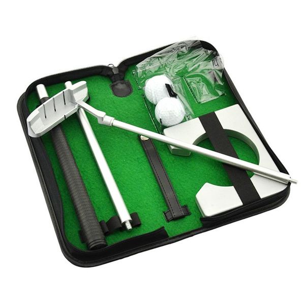 

golf training aids putter practice set kit sets golfer with high end leather case