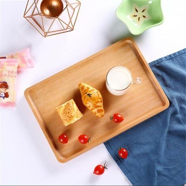 

kitchen storage & organization rectangular wooden tray breakfast food dinner dessert wood home accessories