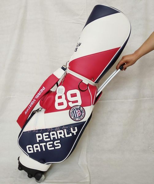 

outdoor bags brand golf trolley wheel bag pu waterproof club clothing