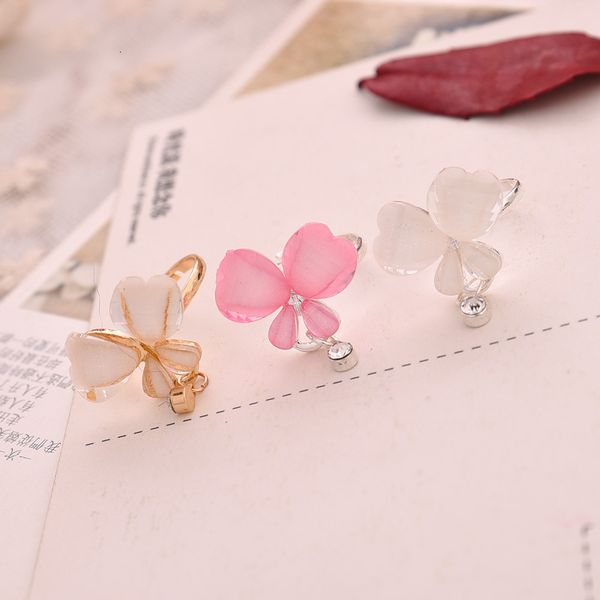 

0124 new elegant and sweet butterfly diamond ring women's jewelry, Blue;gray