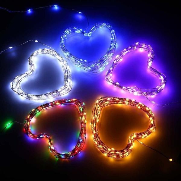 

strings solar string outdoor decorative lights waterproof christmas tree led small colored