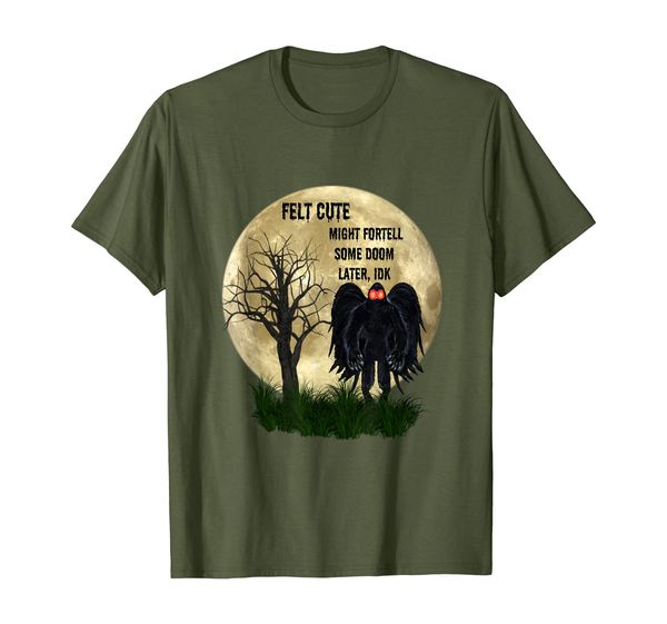 

funny mothman t-shirt. men's, women's, youth styles., White;black