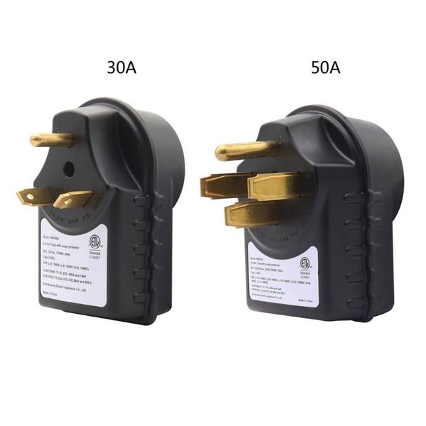 

parts surge protector 30a/50a outlet adapters testers adapter for travle trailer rv