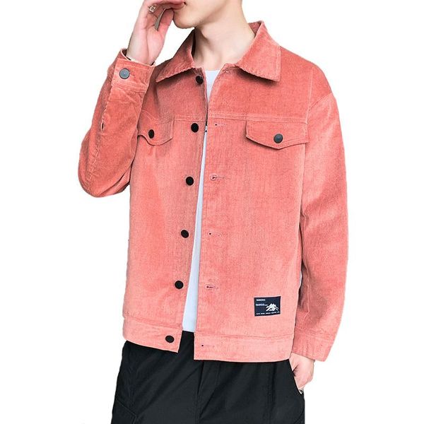 

men's jackets spring corduroy coat jacket casual loose fashion 5xl, Black;brown