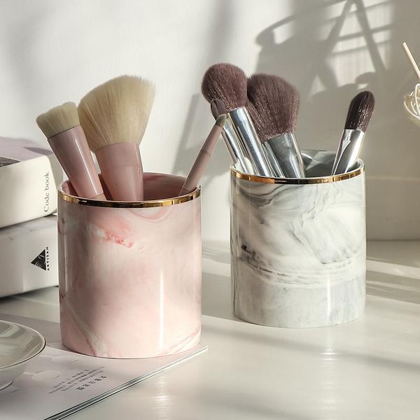 

storage bags deskbeauty brush set eyebrow pen comb eye shadow receiving box bucket