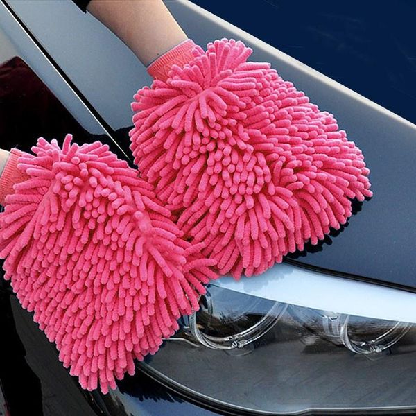 

car sponge coral velvet washing gloves tool cleaning cloth fleece wash tools drop