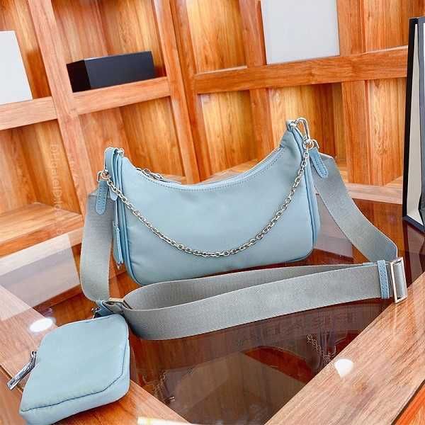 

luxurys designers women nylon bag 2021 ss all match classic ladies shoulder bags tow in one lady fashion handbags cross body handbag