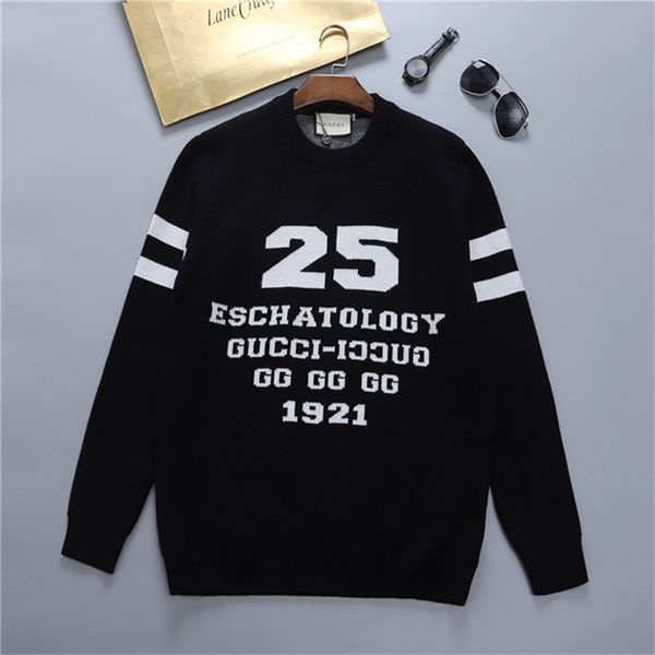 

2022designers sweaters mens womens pullover fashion classic round neck long sleeve sweater -88, White;black