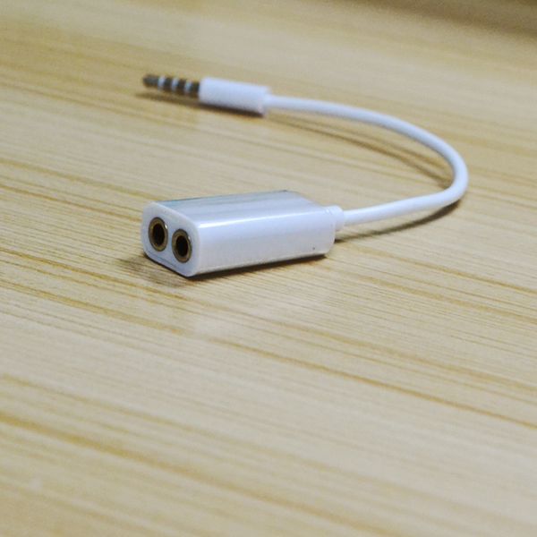 

3.5mm earphone headphone male 1 to 2 dual female y splitter stereo audio cable adapter jack for universal smartphone ing