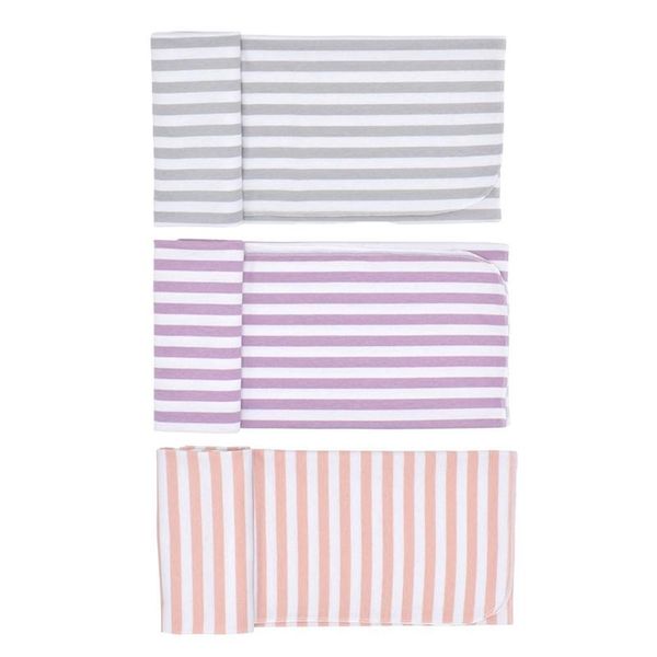 

3 pack baby swaddle blanket set newborn wrap swaddle receiving muslin baby boys girls sleeping cloth with hat 0-3 months