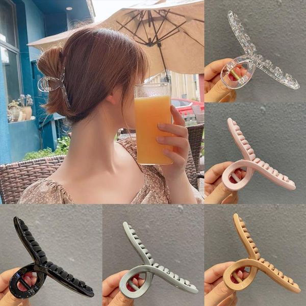 

hair accessories korean claw barrettes for women fashion hairpins girl simple geometric hollow out headwear clip