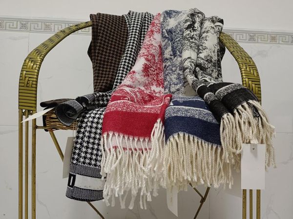 

luxury winter scarfs cashmere scarf pashmina for women brand designers warm fashion imitate wool long shawl wrap scarves, Blue;gray