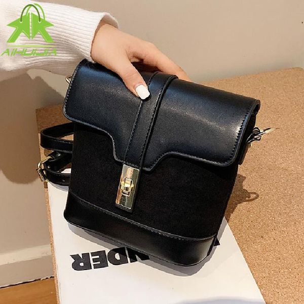 

evening bags fashion scrub women bucket bag designer casual messenger retro solid color shoulder simple handbags