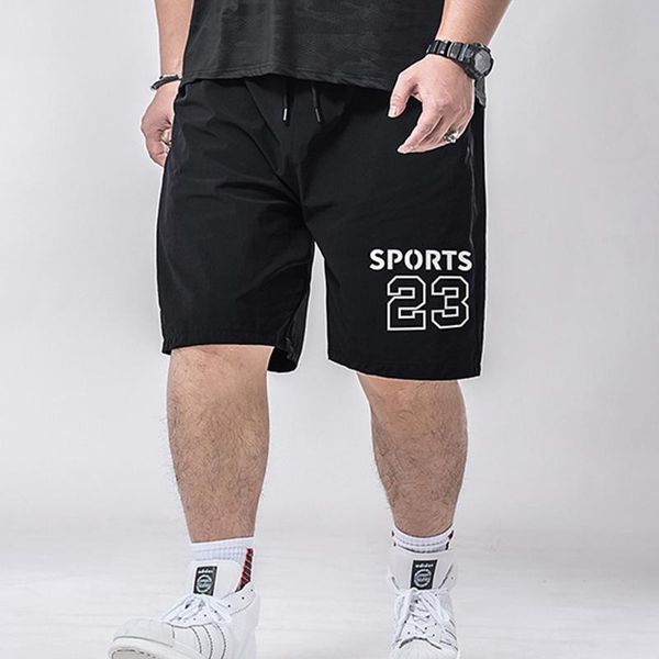

men's shorts casual men 2021 summer cotton fashion high-quality jogging sweatpants plus size 4xl 5xl 6xl 7xl, White;black