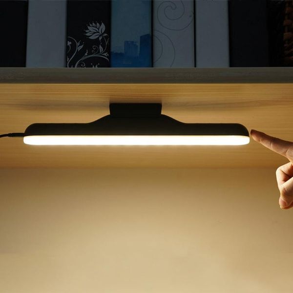 

eye protect magnet adsorption makeup cabinet light home touch control dimming smart usb rechargeable 14pcs led dormitory reading