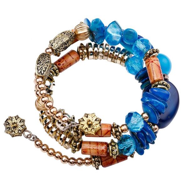 

charm armband handgjorda guld armband fÃ¶r kvinnor flickor lyx crystal diy beads brand bangles plusera wholesale drop, Golden;silver
