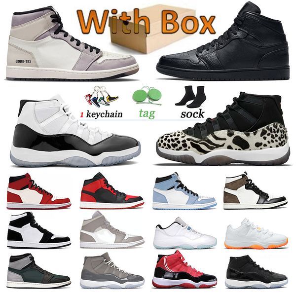 

2022 element 1s jumpman 1 basketball shoes animal instinct university blue 11 men women space jam trainers concord high og 11s sports sneake