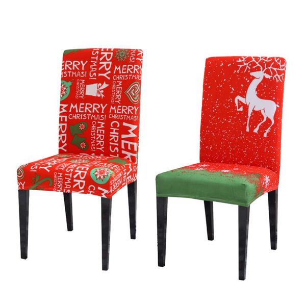 

2 pcs polyester elastic stretchy seat protective case pure color strong removable chair cover for l party office blue - lett