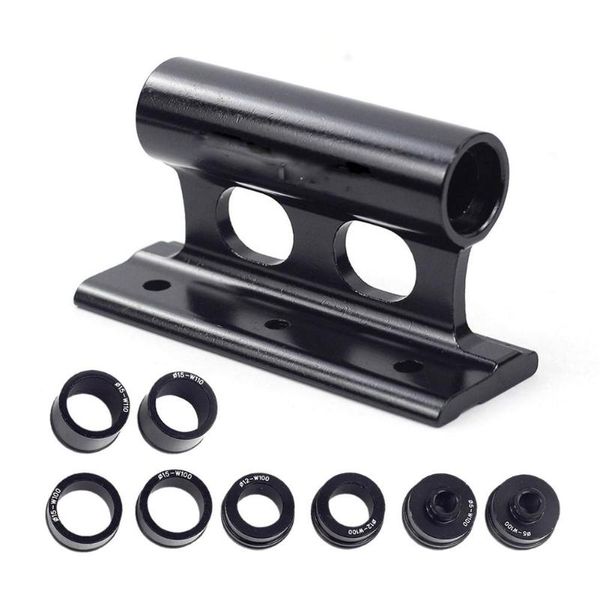 

car & truck racks bike block fork-mounted hitch locking rack fixing frame storage for road mountain (no quick release lever)