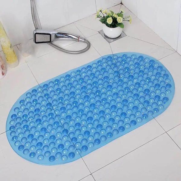 

bath mats comfortable soft floor non-slip el home washroom pads solid color shower room rugs bathtub foot carpet 2sizes