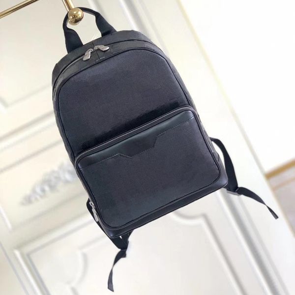 

classic men back pack handbags real genuine leather backpacks front of backpack style shoulder bags for man size 30x39x13 cm, Black