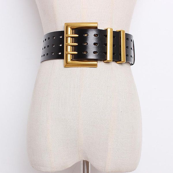

belts corset belt plus size designer for women genuine leather all match waist cummerbunds wide cinturon mujer, Black;brown