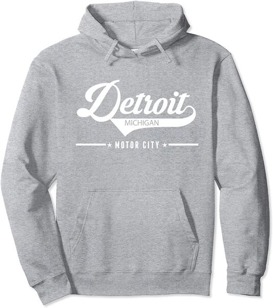 

men's hoodies & sweatshirts michigan motor city hoodie pullover, Black