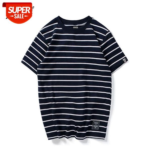 

Hot Vintage Harajuku Striped Short Sleeve Fashion T Shirt Men 2018 Hip Hop Summer Streetwear Tops Tees Oversize T Shirts Black #dN8S, White;black
