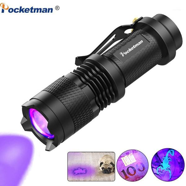 

flashlights torches blacklight uv lamp for marker checker detection pet urine detector torch 395nm lights ultra violet light1