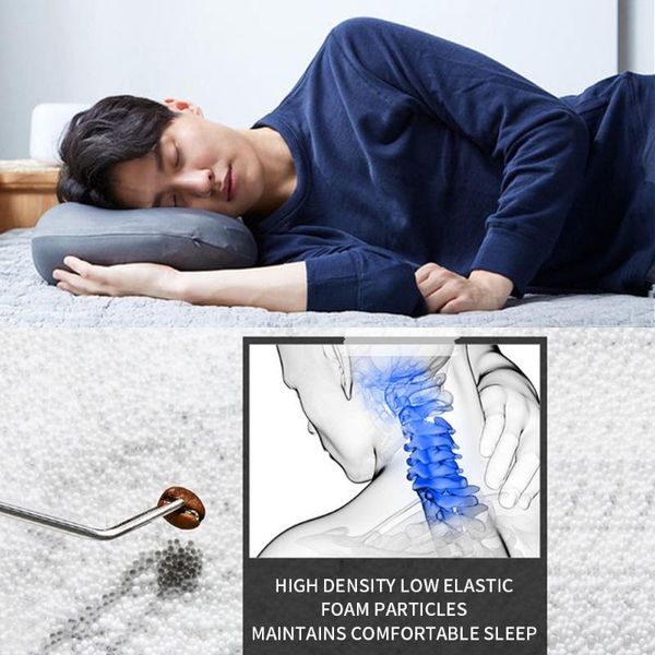 

pillow case deep sleep addiction 3d ergonomic washable travel neck pillows head rest cushion with micro airballs filling