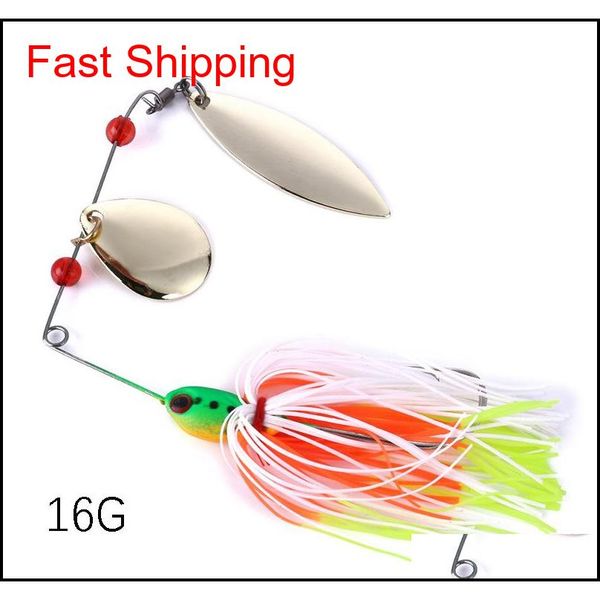

lot 5pcs mixed color spinner fishing lures bass crankbait crank bait tackle hook new design fishing tac jllhsa bdesybag, Silver