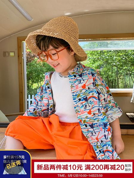 

shirts [ two minus 10] children long-sleeved color shirt western style baby coat boys cotton shirt-music of the tide, White;black