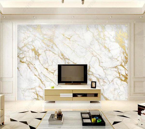 

wallpapers papel de parede golden silk pattern jazz white marble background wall 3d wallpaper,bedroom ktv bar mural decor