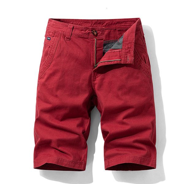 

men's pants red cargo shorts men cotton bermuda male summer baggy military tactical 0a66, Black