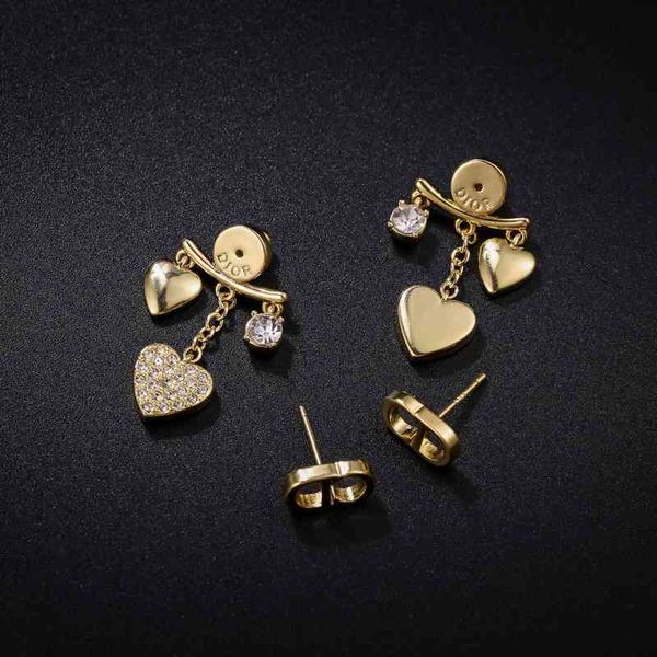 

75% off outlet online family new fashion love earrings 2sud, Silver