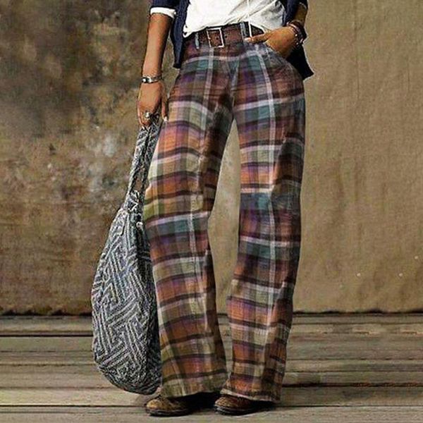 

women's jeans streetwear casual denim pants retro floral print pleat straight cargo women oversize trousers harajuku autumn, Blue