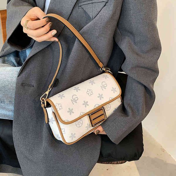 

2022 factory outlet fashion trend armpit simple method stick women's bag tide medieval fashion single shoulder messenger bag v2ll
