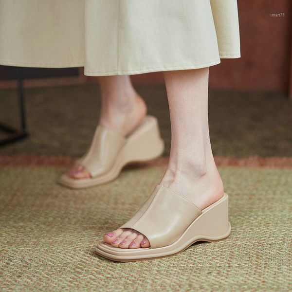 

slippers women bohemian bow wedges high heel summer outdoor non-slip beach shoes flip flops slides zapatos mujer1, Black