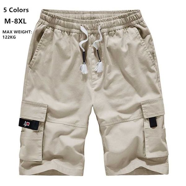 

mens cargo shorts summer camo short sport cotton sweatpants men camouflage plus size 6xl 7xl 8xl military pantalon corto hombre 211106, Black;brown