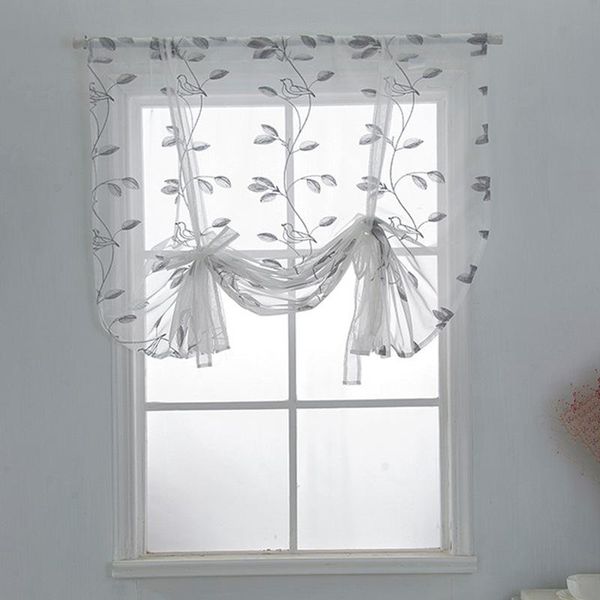 

curtain & drapes kitchen short curtains roman blinds white sheer panel tulle window treatment door home decor supplies