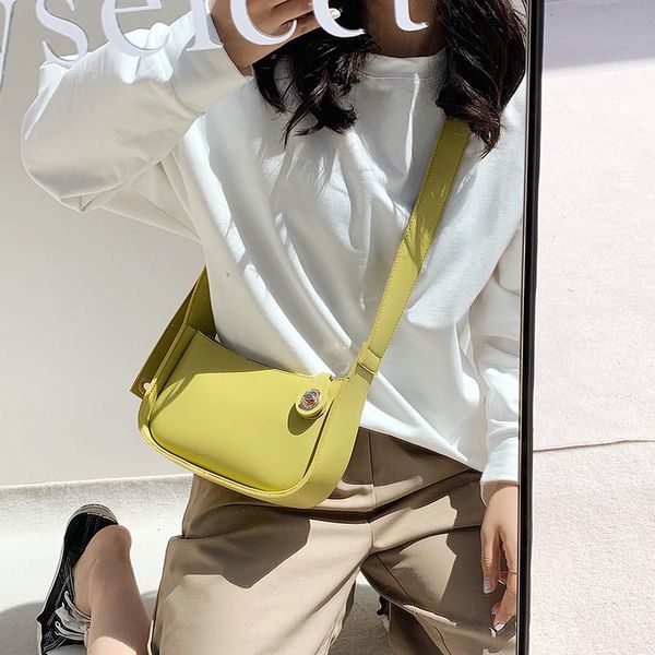 

evening bags sps solid casual for women soft pu durable waterproof zipper thick strap simple shoulder