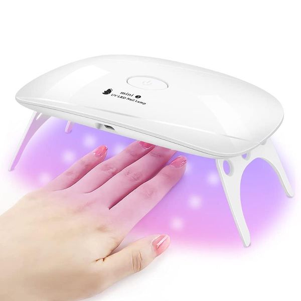 

nail dryers uv led lamp portable mini dryer for gel and curing with 2 timers(45s/60s) usb charging