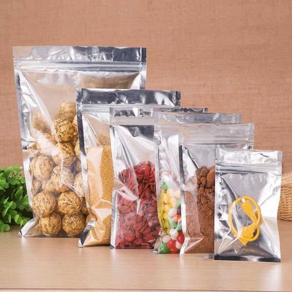 

food savers & storage containers thickened self-supporting bag aluminum foil nut&candy& tea &snack paper kitchen packing &self-sealing