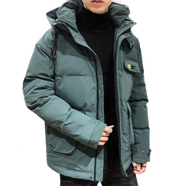 Men's Down & Parkas High Quality Fashion Hooded Windbreaker Warm Winter Jacket Thick Parka Coat