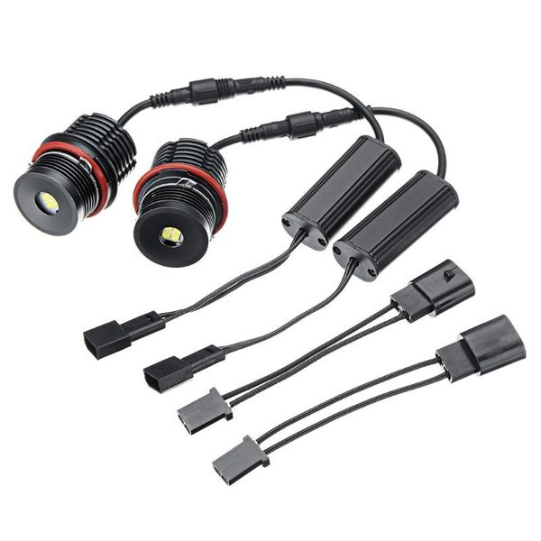 

other lighting system 2pcs 80w angel eyes error led halo ring light bulbs for e39 e53 e60 e63 super bright car front lamp headlight