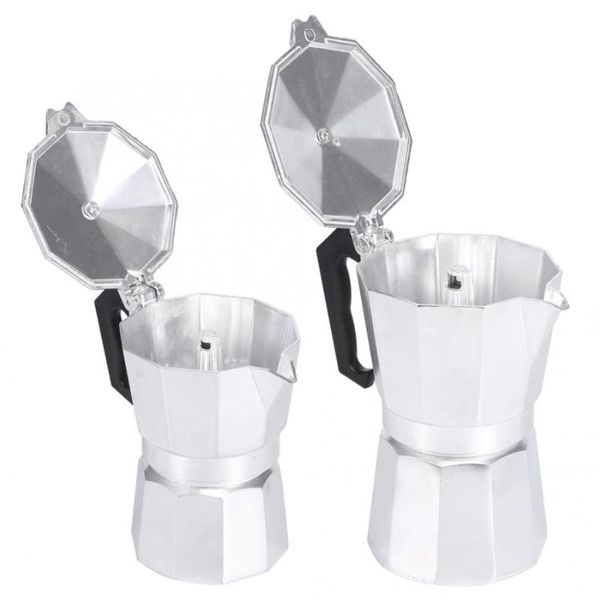 

coffee pots maker mocha pot moka stainless steel filter cafeteira expresso percolator stovetop