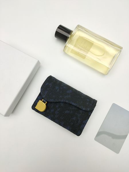 

2021 embroidery cardholder women d card holders designer leather canvas luxury printing retro wallet mini bank card bag card holders zero wa, Brown;gray