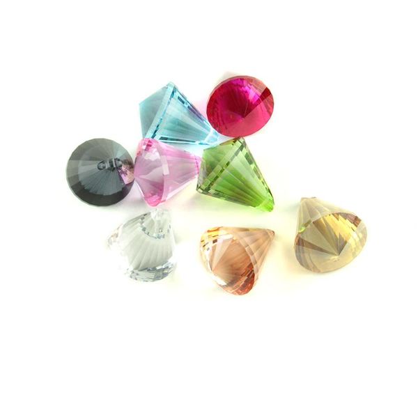 

30mm 10pcs multicolor chandelier crystal diamond ball lighting parts home decoration